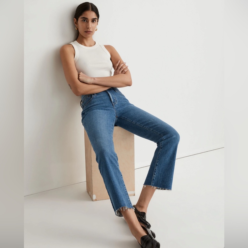 Madewell Women's Straight Leg Jeans - Blue